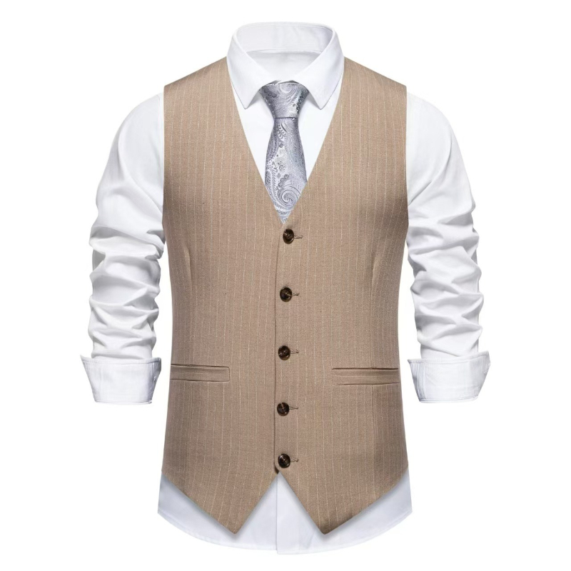 2026 New Red Striped Suit Vest - đánh giá và giá Men'S Formal Wear Waistcoat