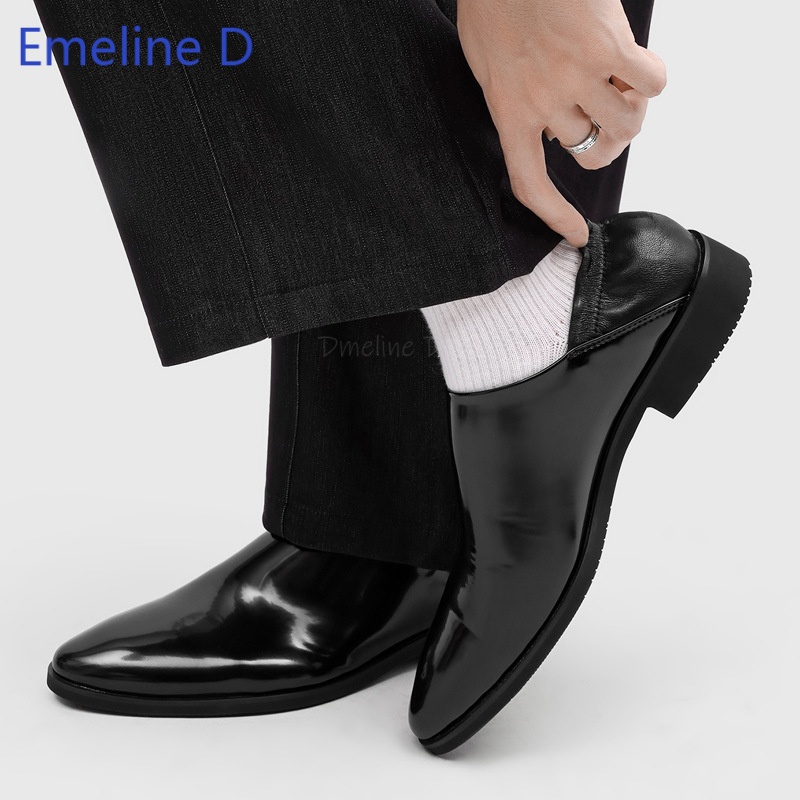 Male Glossy Patent Leather Loa - đánh giá và giá Men'S Urban Formal Wear