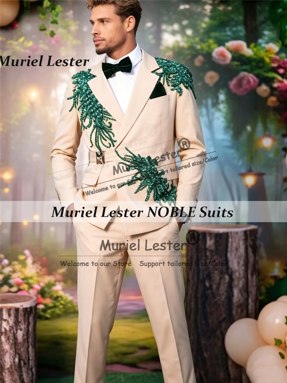Customized Rhinestone Beaded S - đánh giá và giá Unique Men'S Formal Wear