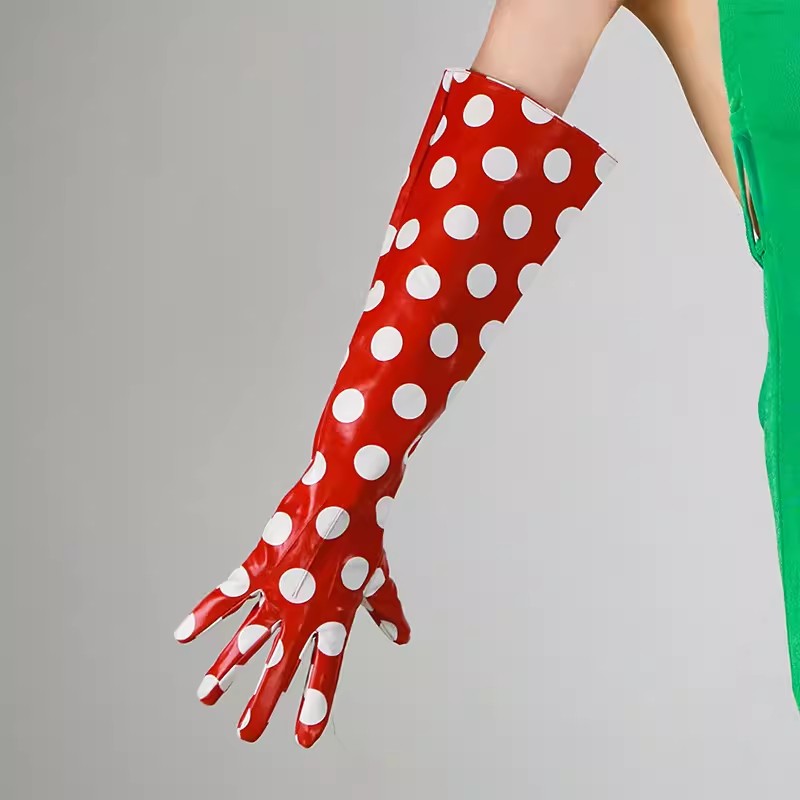 Women's Runway Fashion Dot Pri - đánh giá và giá Formal Glove Leather