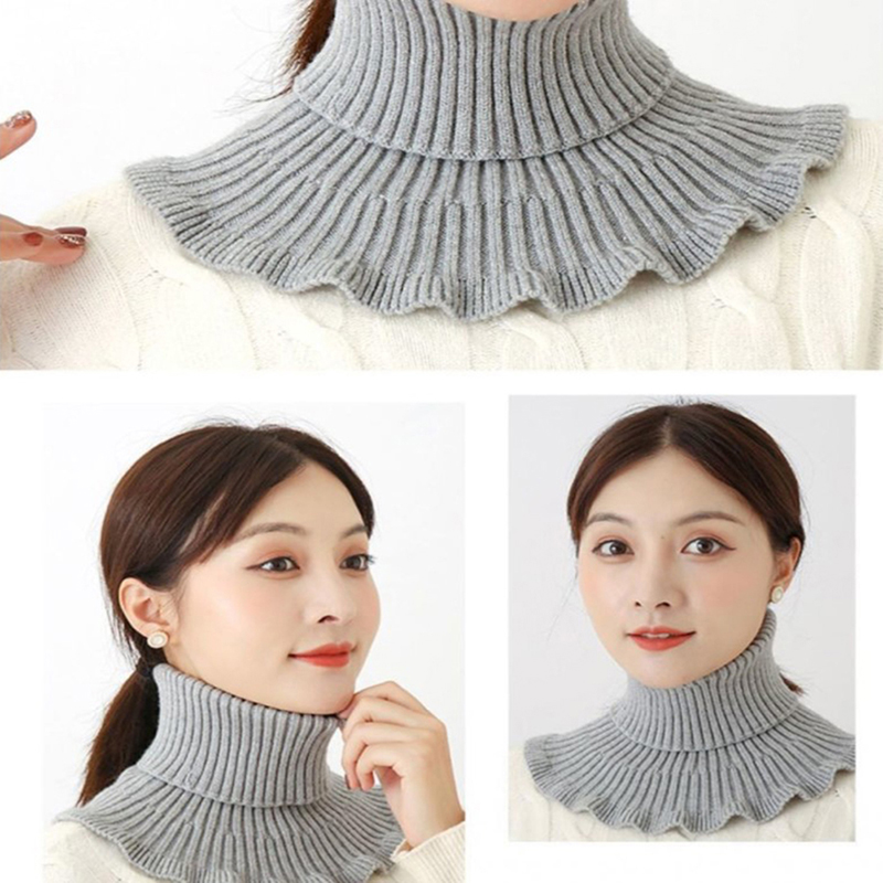 New-Warm Knitted Fake Collar W - đánh giá và giá Windsor Knot Tie