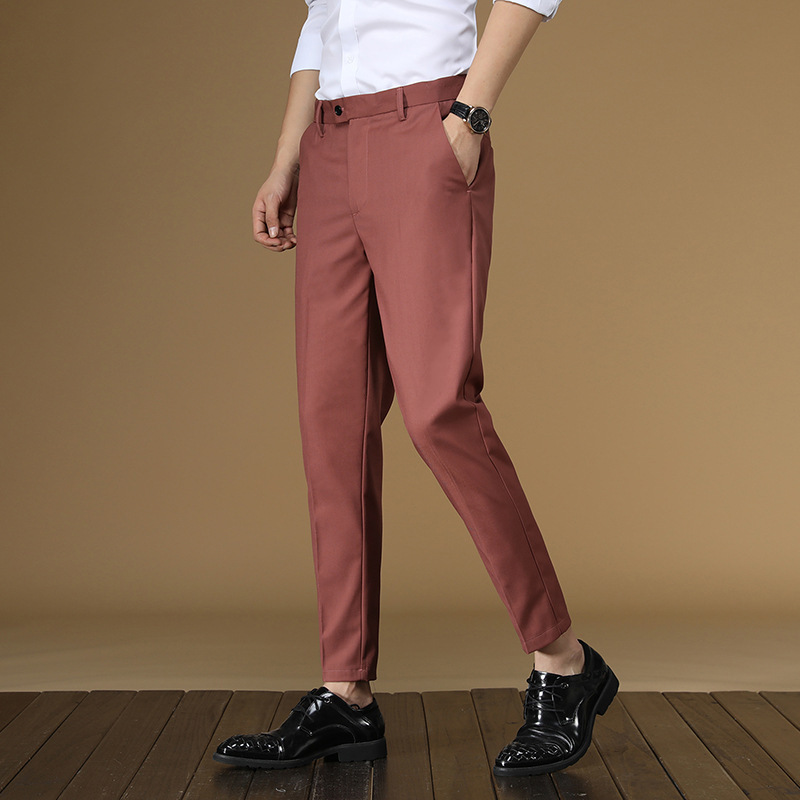 Bộ Đồ Mùa Hè Quần Áo Đỏ Quần K - đánh giá và giá Formal Wear For Men Black Suit