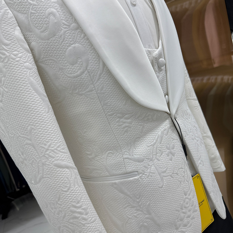 Men Wedding Suit White 3 Piece - đánh giá và giá Formal Wear For Men Black Suit