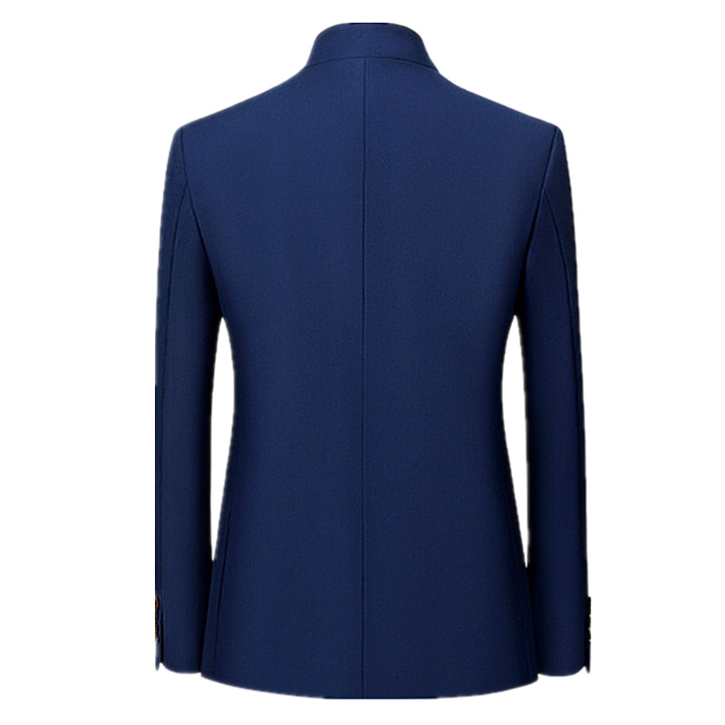2026 Men's Chinese Style Long  - đánh giá và giá Formal Wear For Men Black Suit