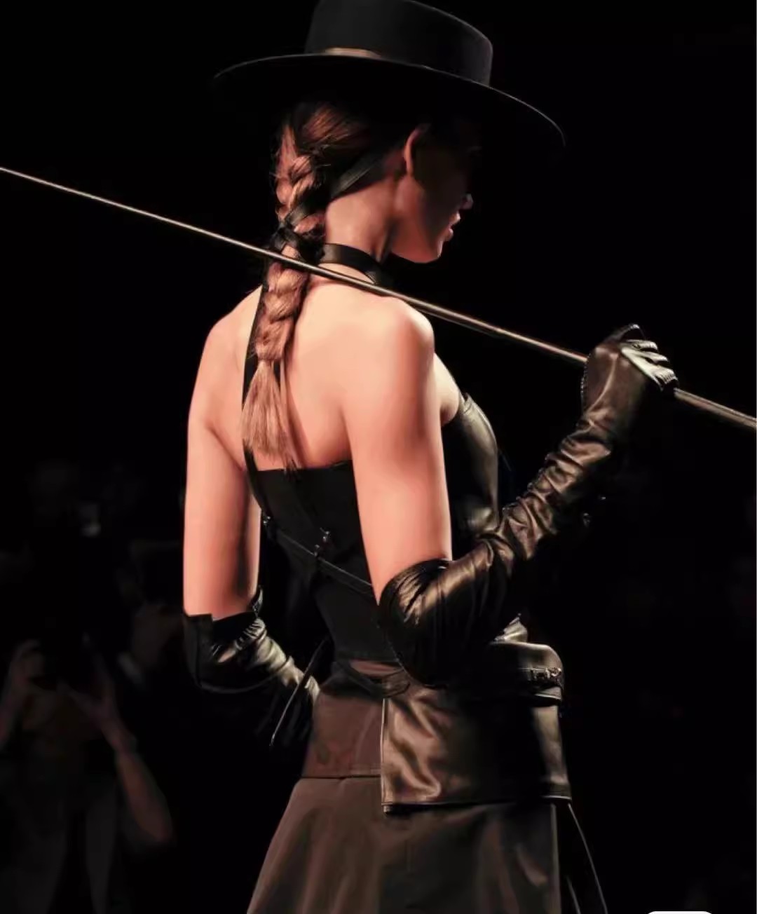 Women's Runway Fashion Black P - đánh giá và giá Formal Glove Leather