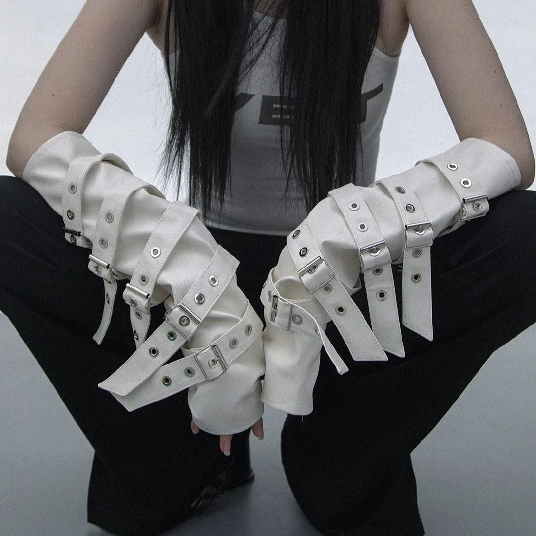 Women's Fashion Matt Black PU  - đánh giá và giá Formal Glove Leather