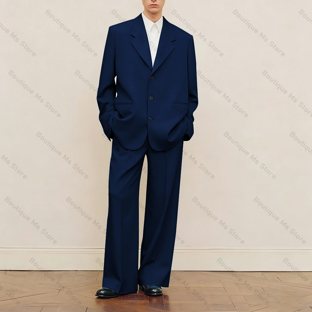 Men's Black Oversized Suit Set - đánh giá và giá Formal Wear For Men Black Suit